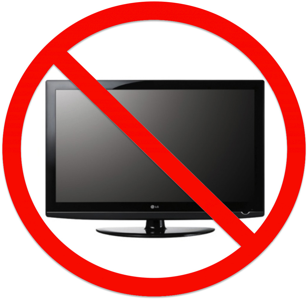 get rid of TV addiction.