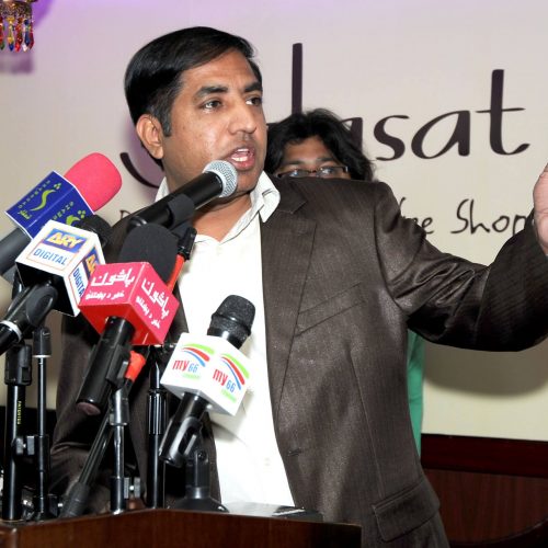 Suleman jazib at press conference